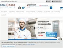 Tablet Screenshot of coolandcook.de